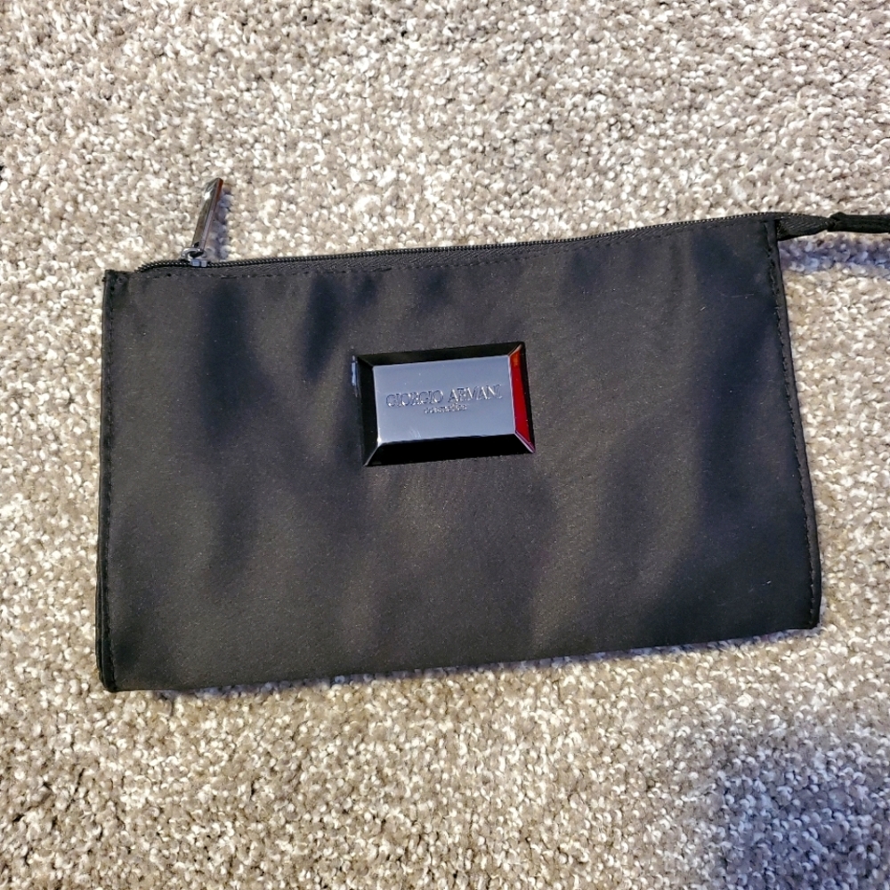 2/$35 🖤Brand new beautiful black GIORGIO ARMNI makeup bag